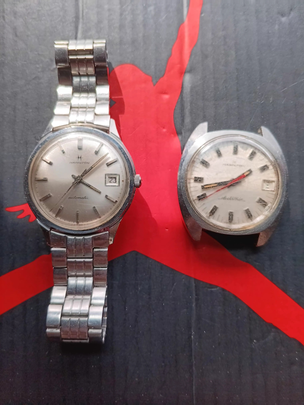 Hamilton Silver Stainless Steel Automatic Watch - Silver Dial